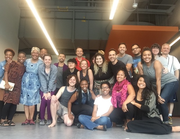 PhD Candidates LaRonika Thomas and Adam Nixon at the 2017 Northwestern University Summer Institute in Performance Studies