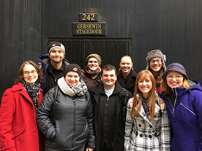 Students and Alumni Attend Broadway Basics Workshop in New York City